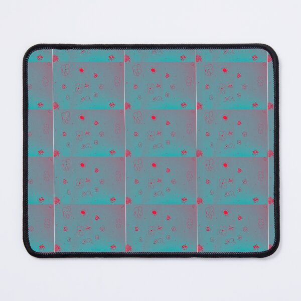 Item preview, Scattered Blossoms Doodle – Red-Teal Duotone Edition designed and sold by NylaInnerBloom.