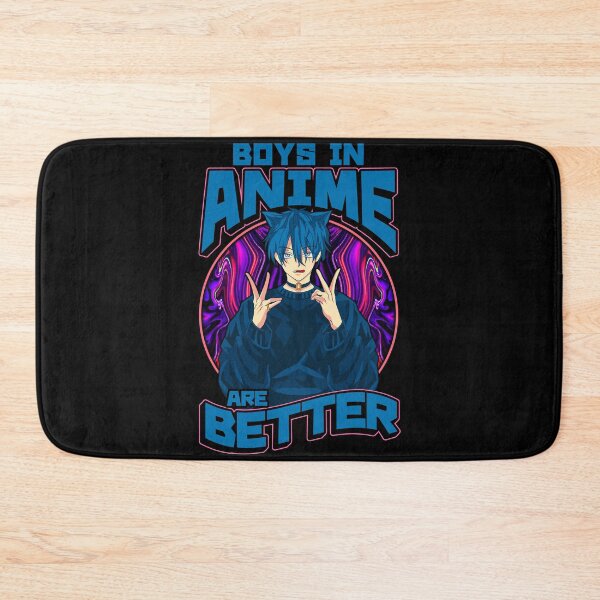 Item preview, Boys in Anime Are Better E-Boy Cat Ears Anime Fan designed and sold by No Limits T-Shirts.