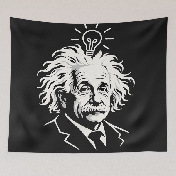 Aperçu de l'œuvre Albert Einstein, génie scientifique créée et vendue par Owcomm.