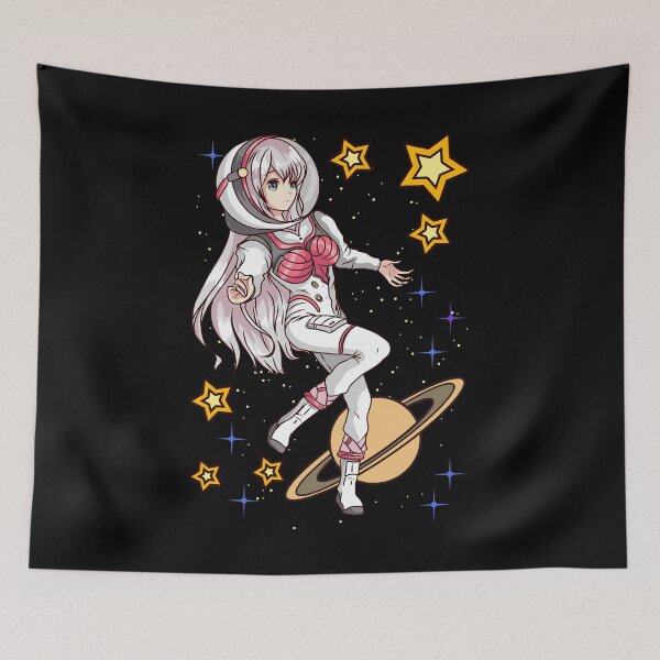 Item preview, Kawaii Anime Astronaut Girl Space Explorer designed and sold by No Limits T-Shirts.