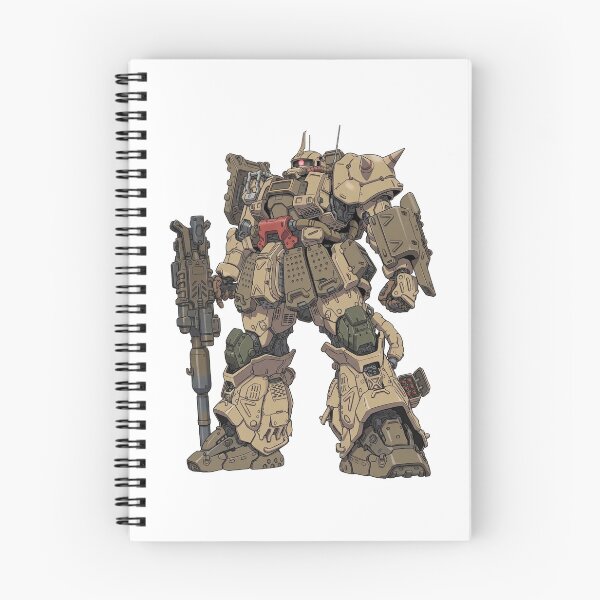 Item preview, MS-06 Zaku II Desert Type - Mobile Suit Gundam - Retro Mecha Art designed and sold by 3DJIN.