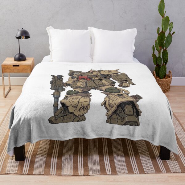 Item preview, MS-06 Zaku II Desert Type - Mobile Suit Gundam - Retro Mecha Art designed and sold by 3DJIN.