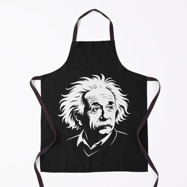 Aperçu de l'œuvre Portrait d'Albert Einstein en noir et blanc (illustration) créée et vendue par Owcomm.