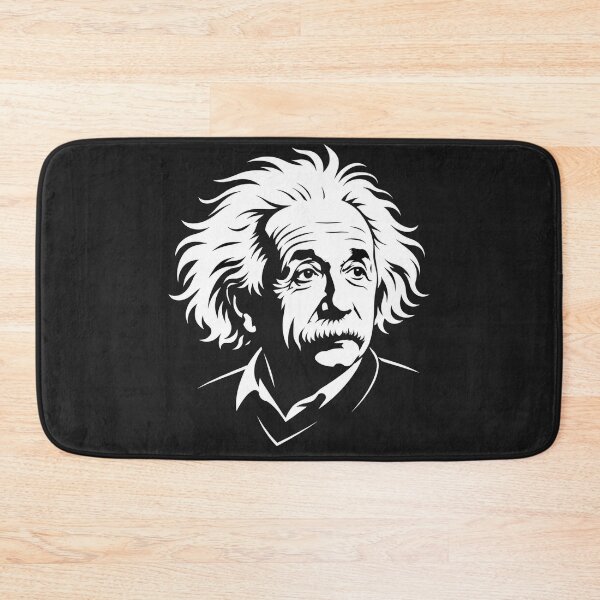 Item preview, Albert Einstein Portrait Black And White Illustration designed and sold by Owcomm.