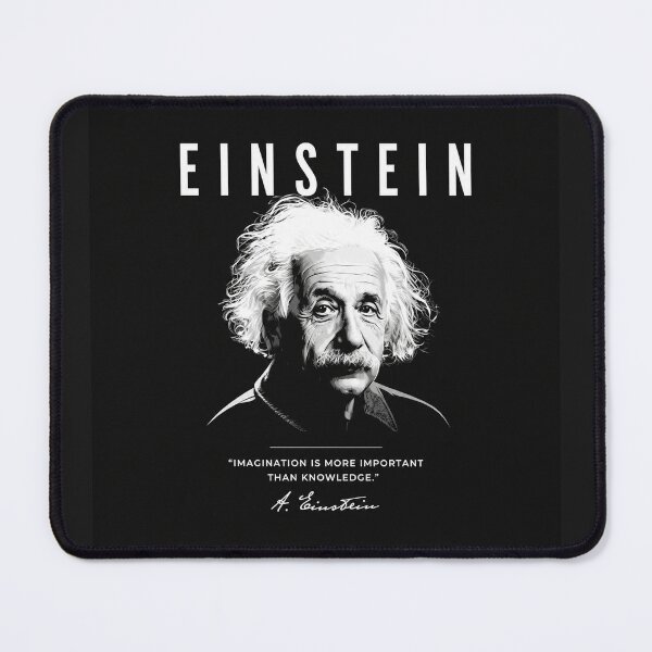 Item preview, Albert Einstein Quote Black And White Portrait designed and sold by Owcomm.