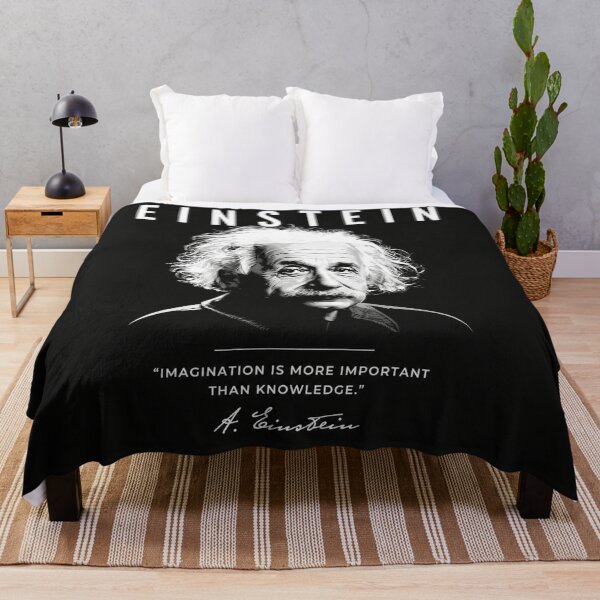 Item preview, Albert Einstein Quote Black And White Portrait designed and sold by Owcomm.