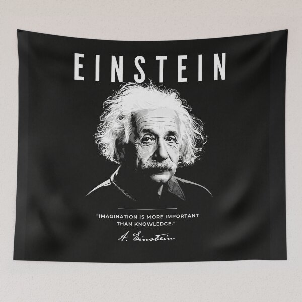 Item preview, Albert Einstein Quote Black And White Portrait designed and sold by Owcomm.