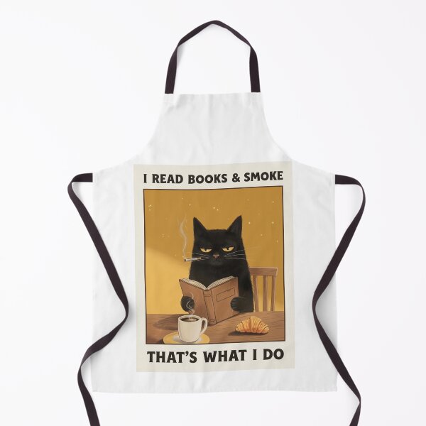 Item preview, The Grumpy Bibliophile Cat: I Read Books & Smoke designed and sold by interdesigner.