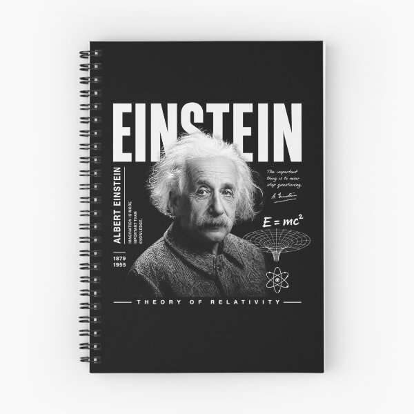 Item preview, Albert Einstein Theory of Relativity Black And White Portrait designed and sold by Owcomm.
