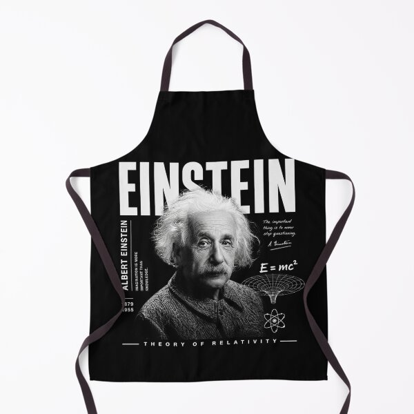 Item preview, Albert Einstein Theory of Relativity Black And White Portrait designed and sold by Owcomm.