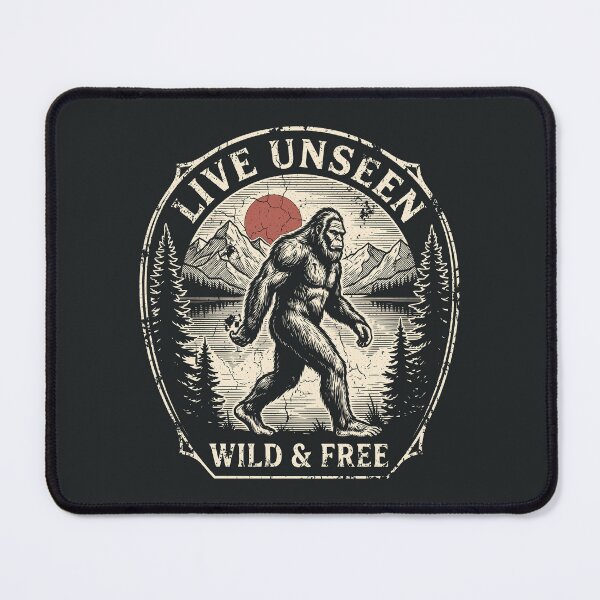 Item preview, Live Unseen Bigfoot Sasquatch Introverted Cryptid Outdoor designed and sold by Y-Vibes.
