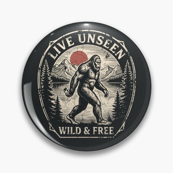 Item preview, Live Unseen Bigfoot Sasquatch Introverted Cryptid Outdoor  designed and sold by Y-Vibes.