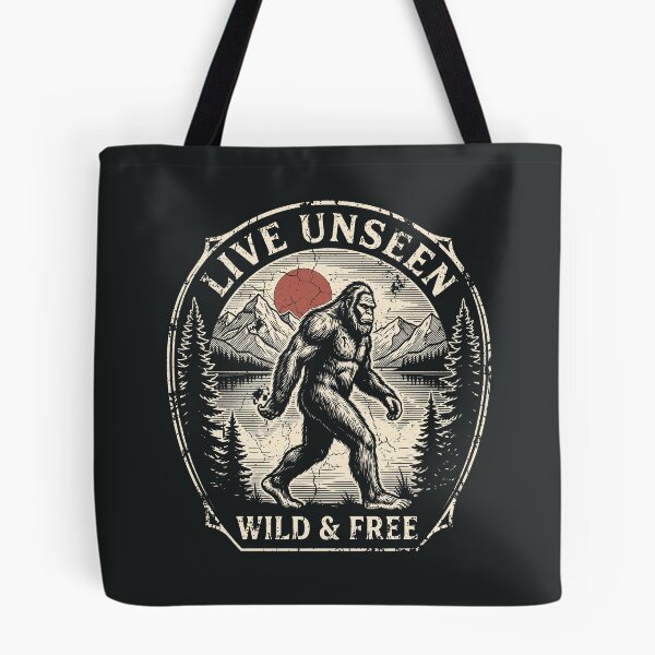 Item preview, Live Unseen Bigfoot Sasquatch Introverted Cryptid Outdoor  designed and sold by Y-Vibes.