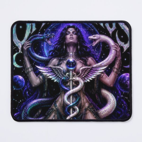Item preview, Ophiuchus Serpent Goddess Zodiac Art designed and sold by NEON WITCH.