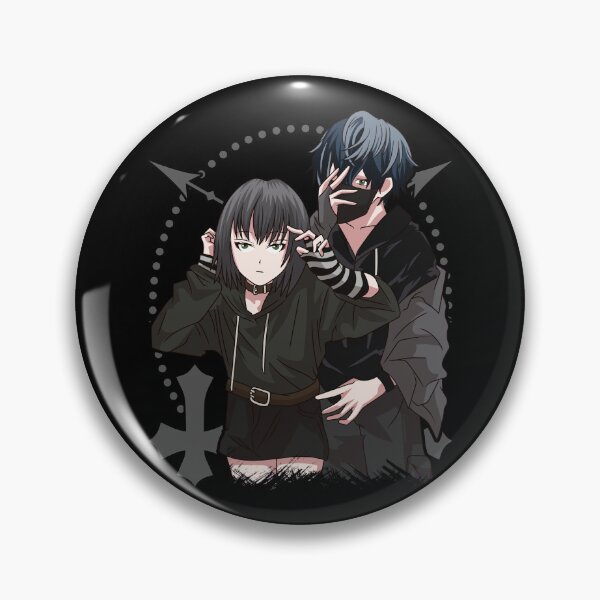 Item preview, Edgy Anime Couple Aesthetic Dark Manga Style designed and sold by No Limits T-Shirts.