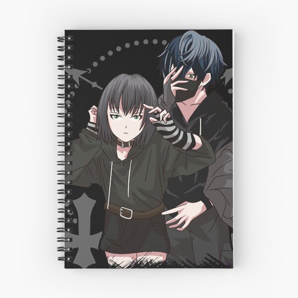 Item preview, Edgy Anime Couple Aesthetic Dark Manga Style designed and sold by No Limits T-Shirts.