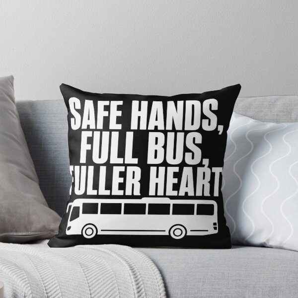 Item preview, Safe Hands Full Bus Fuller Heart - Bus Driver Gift designed and sold by Haque Desigens.