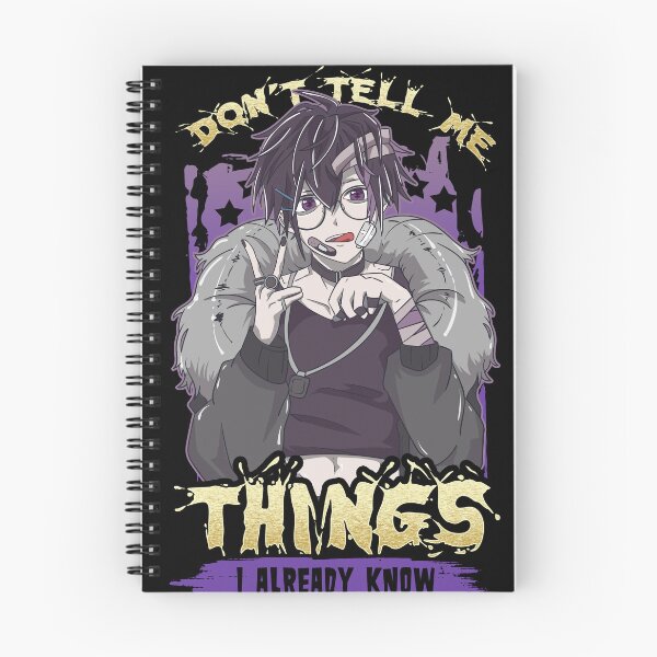 Item preview, Anime Emo Boy Don't Tell Me Things I Already Know designed and sold by No Limits T-Shirts.