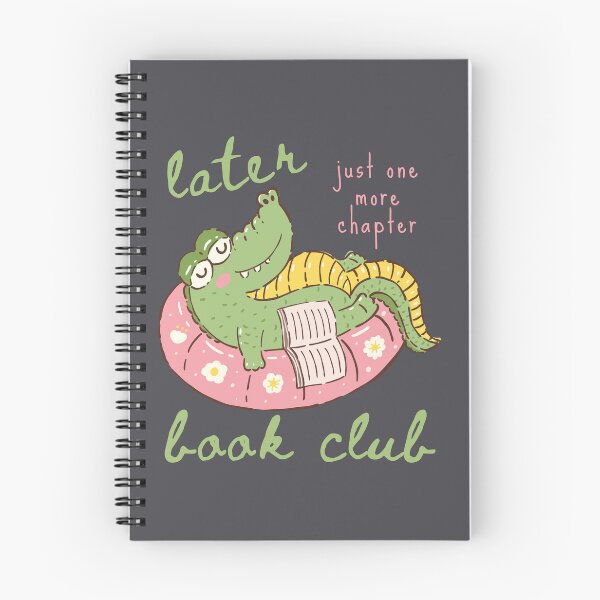 Item preview, Later Gator Book Club Alligator Reading One More Chapter Books to Read Bookish designed and sold by Forevermore.