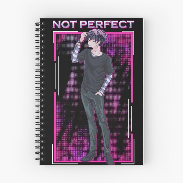 Item preview, Not Perfect Anime Boy Emo Aesthetic Manga Style designed and sold by No Limits T-Shirts.