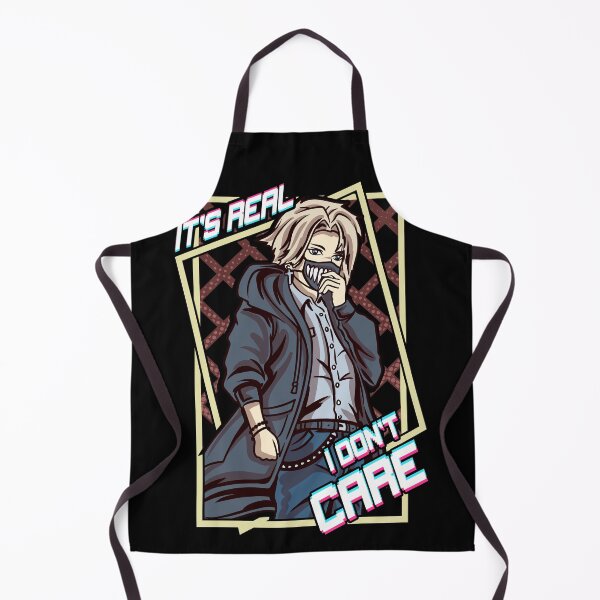 Aperçu de l'œuvre Masque de garçon d'anime edgy, bug esthétique, je m'en fiche créée et vendue par No Limits T-Shirts.