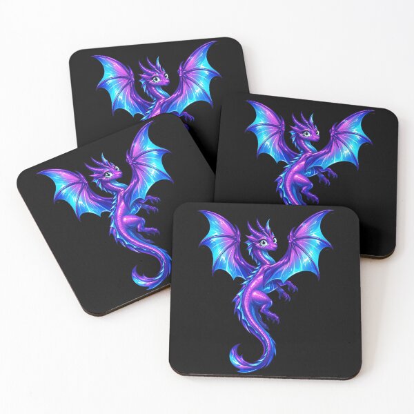 Item preview, Cute Galaxy Dragon Cosmic Fantasy Art designed and sold by Freestyle Prints.