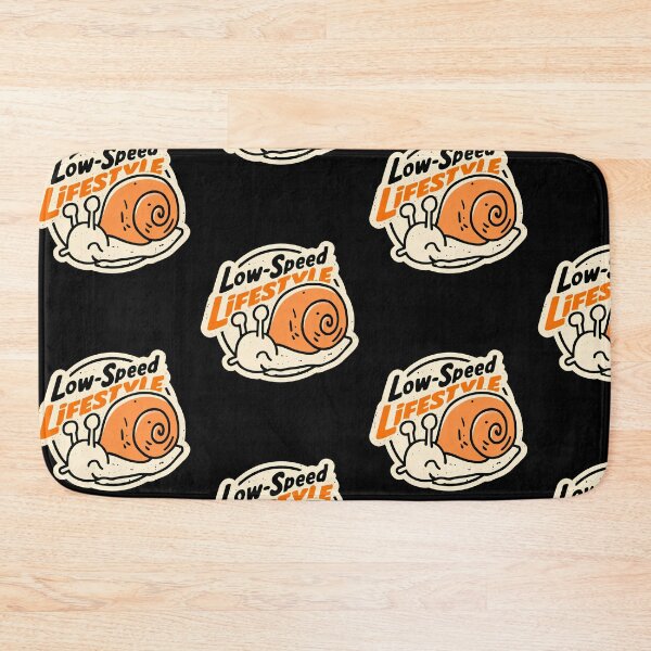 Item preview, Low Speed Lifestyle Snail Retro Vintage Badge | Funny Slow Pace Art designed and sold by kuwagatamushi.