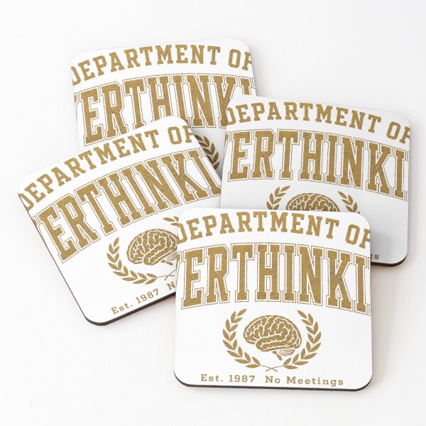 Item preview, Department of Overthinking designed and sold by justcoffeepls.