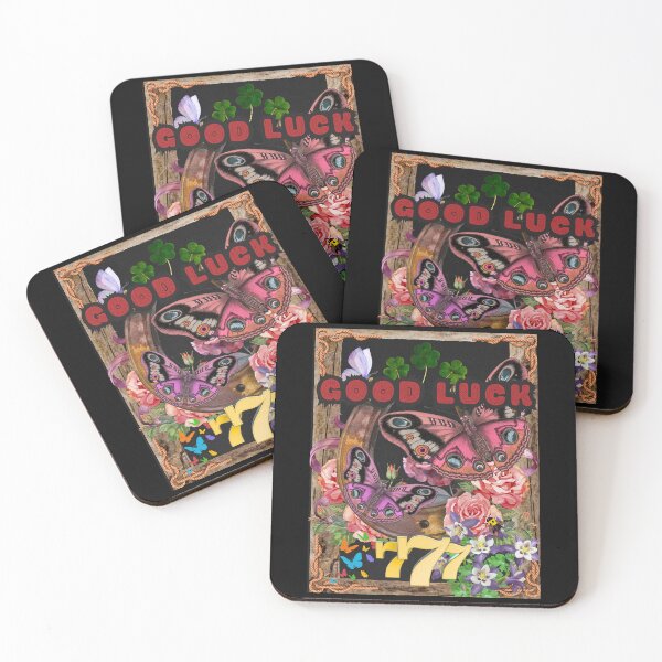 Item preview, Good Luck Positive Message Roses And Butterflies designed and sold by GoGreenlove.