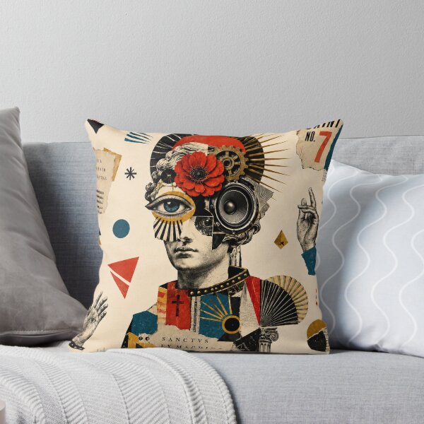 Item preview, Mechanical Saint — Dada Punk Art Deco Collage designed and sold by MarksBook.