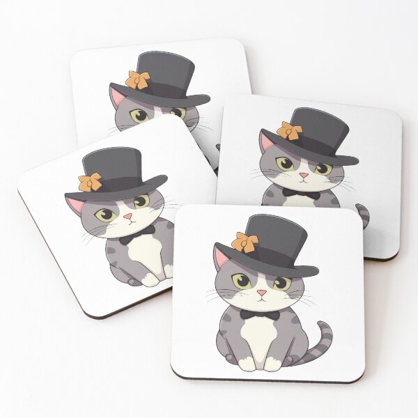 Item preview, Cute female cat with a hat designed and sold by MakeLifeFun.