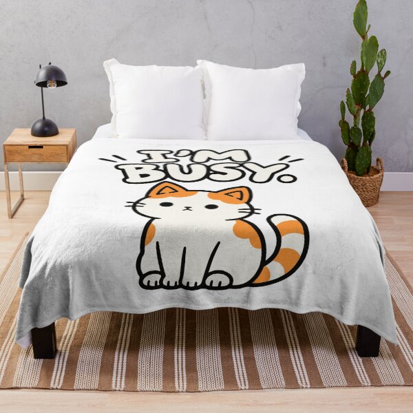 Item preview, I'm busy, Cute and funny orange cat designed and sold by DesingsTR.