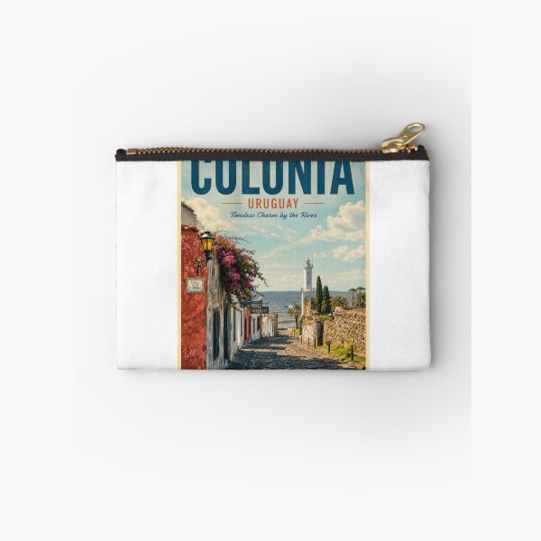 Item preview, Colonia del Sacramento Uruguay Vintage Travel Poster designed and sold by ElartedeNoel.