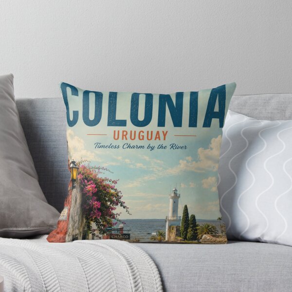 Item preview, Cartel de viaje vintage de Colonia del Sacramento Uruguay designed and sold by ElartedeNoel.