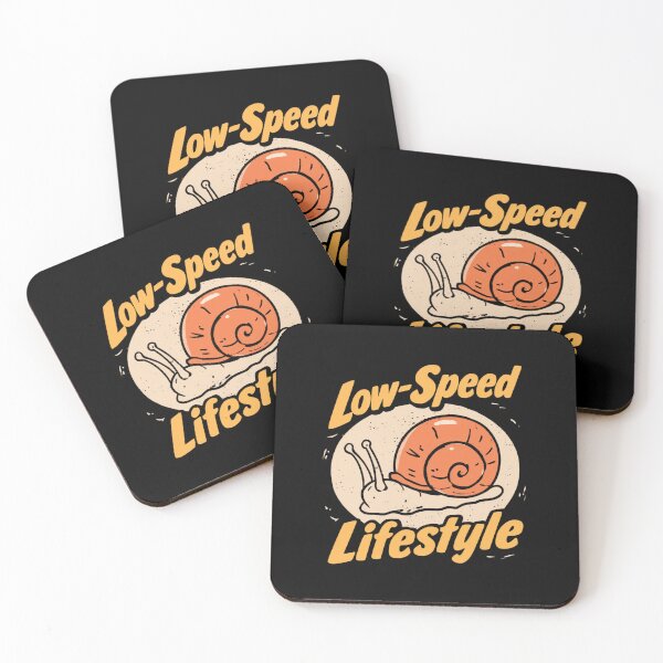 Item preview,  Low Speed Lifestyle Snail Retro Vintage Badge | Funny Slow Pace Art designed and sold by kuwagatamushi.