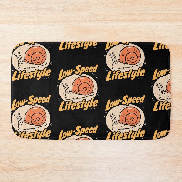 Item preview,  Low Speed Lifestyle Snail Retro Vintage Badge | Funny Slow Pace Art designed and sold by kuwagatamushi.