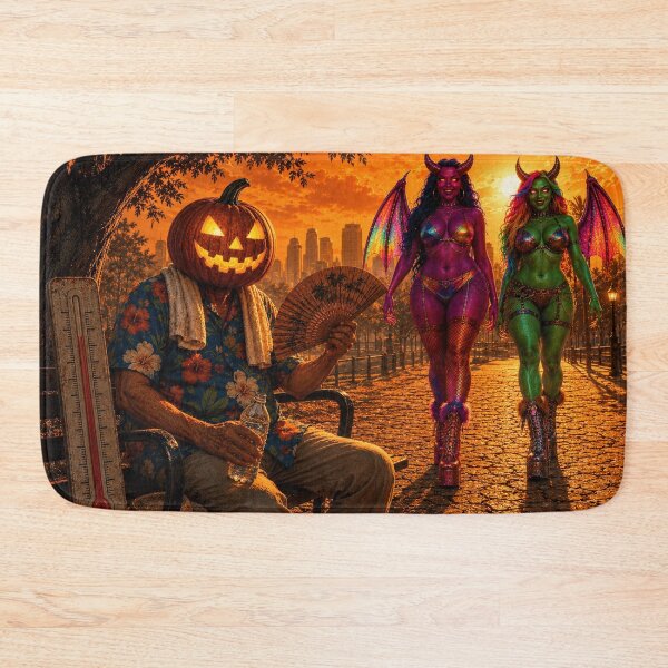 Item preview, Headless Horseman Heatwave - Neon Demon Fantasy Art designed and sold by TheHorsemanRidesAgain.