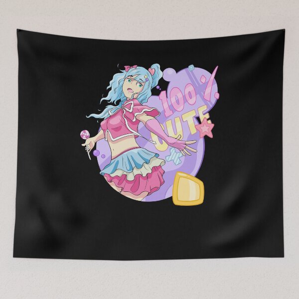 Item preview, 100% Cute Kawaii Anime Girl Lollipop Manga Art designed and sold by No Limits T-Shirts.