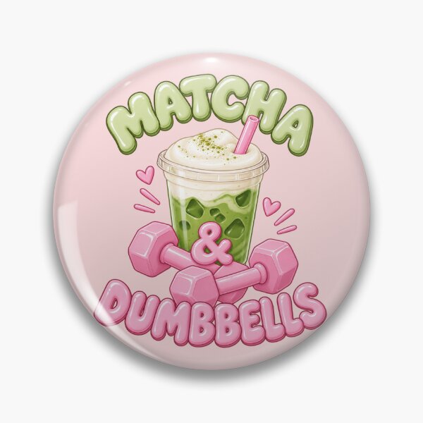 Item preview, Pink Dumbbells & Iced Matcha designed and sold by morgan-lopez-.