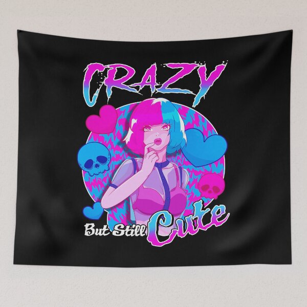 Item preview, Crazy But Still Cute Anime Girl Aesthetic designed and sold by No Limits T-Shirts.