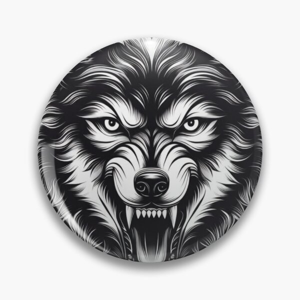 Item preview, Fierce Wolf Head Portrait Art designed and sold by Feyzbakhshkorea.