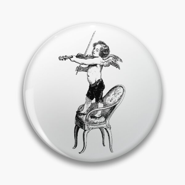 Item preview, Cherub with violin by J. J. Grandville designed and sold by Hedrin.