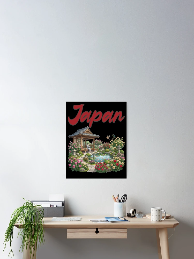 Thumbnail 2 of 3, Poster, Japanese Garden designed and sold by ReneMM.