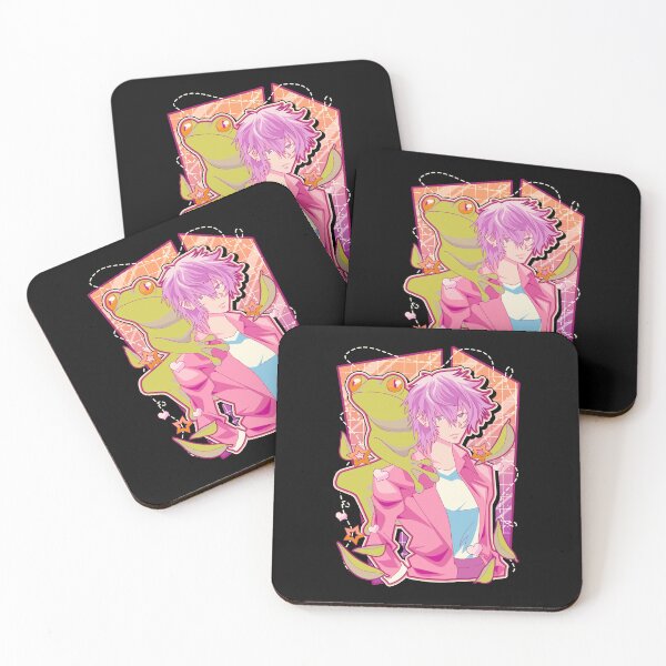 Item preview, Aesthetic Anime Boy Pink Hair Green Frog Art designed and sold by No Limits T-Shirts.