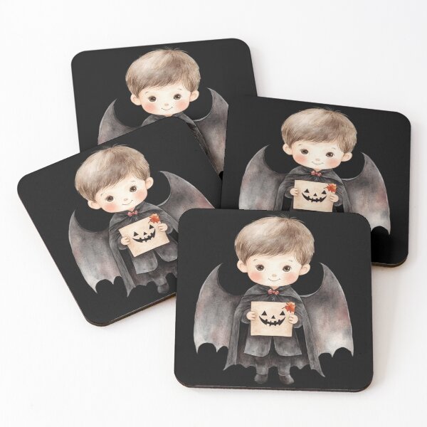 Item preview, Cute Child Dressed as Bat for Halloween designed and sold by foundthenat.
