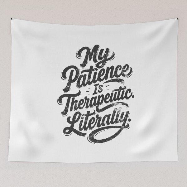 Item preview, My Patience Is Therapeutic Literally — Funny Nurse Gift | Sarcastic RN Shirt Nurse Humor designed and sold by KiwyStudio.