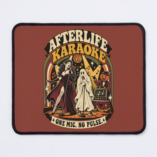 Item preview, Afterlife Karaoke One Mic No Pulse designed and sold by PrintSmithArt.