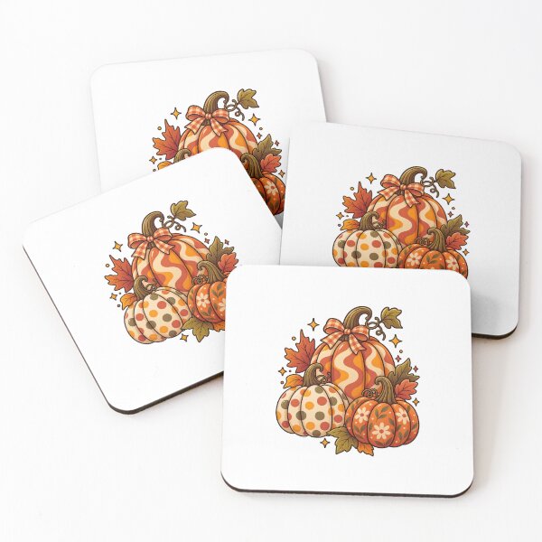 Aperçu de l'œuvre Autumn Pattern Pumpkins créée et vendue par LuveraxArt.