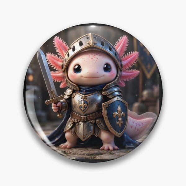 Item preview, Axolotl Knight — Fantasy Kingdoms designed and sold by Axokris.