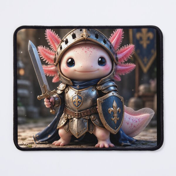 Item preview, Axolotl Knight — Fantasy Kingdoms designed and sold by Axokris.